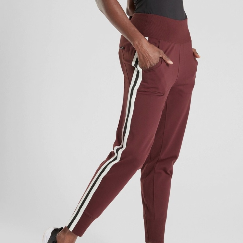 Athleta Side-Stripe Jogger Pants